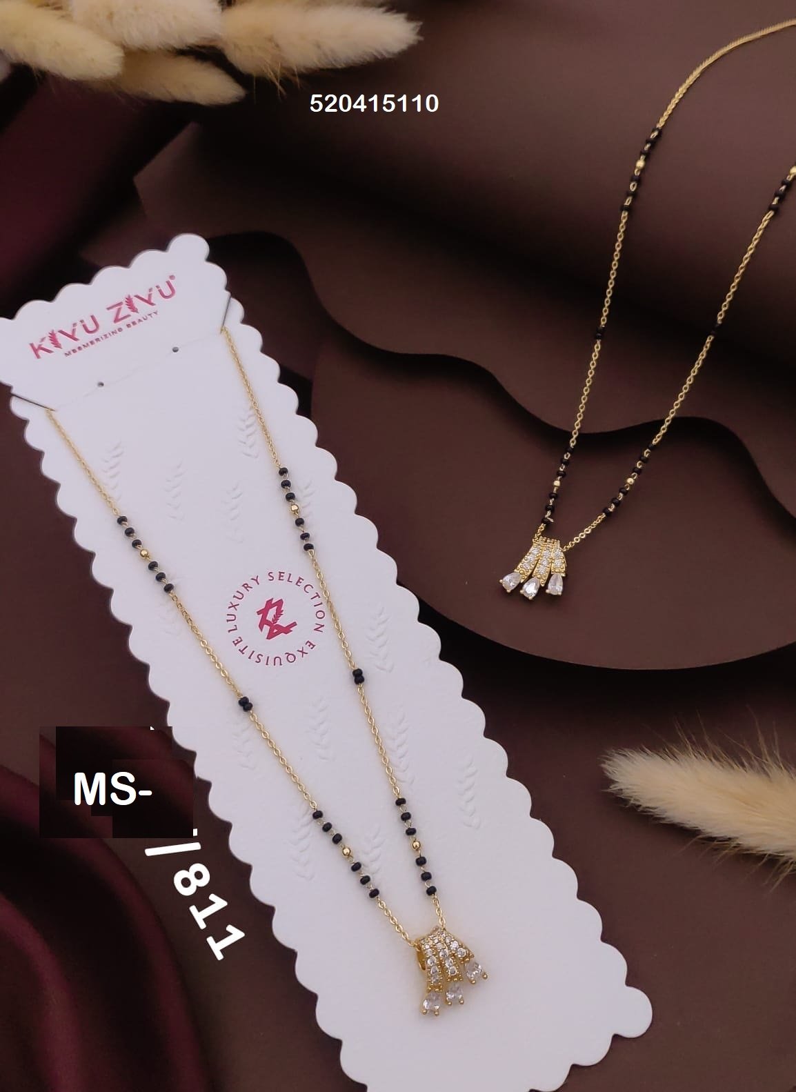 MS-811 Anti Tarnish Imported Mangalsutra - Kiyu ziyu By Anjni Creation