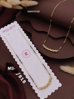 MS-818 Anti Tarnish Imported Mangalsutra - Kiyu ziyu By Anjni Creation