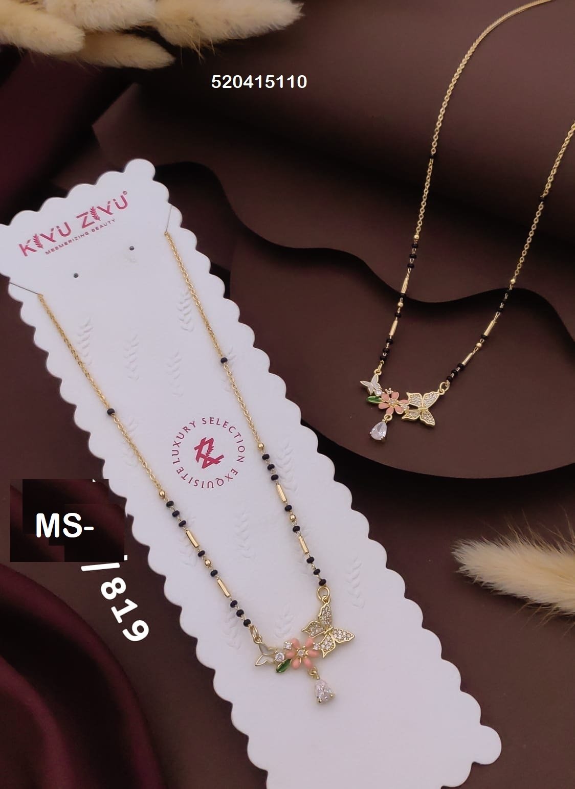 MS-819 Anti Tarnish Imported Mangalsutra - Kiyu ziyu By Anjni Creation