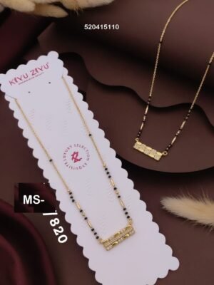 MS-820 Anti Tarnish Imported Mangalsutra - Kiyu ziyu By Anjni Creation