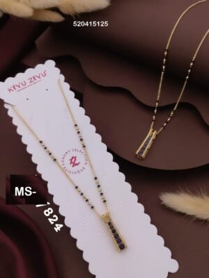 MS-824 Anti Tarnish Imported Mangalsutra - Kiyu ziyu By Anjni Creation