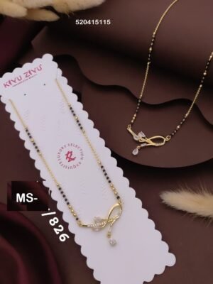 MS-826 Anti Tarnish Imported Mangalsutra - Kiyu ziyu By Anjni Creation
