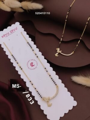 MS-833 Anti Tarnish Imported Mangalsutra - Kiyu ziyu By Anjni Creation