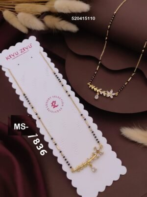 MS-836 Anti Tarnish Imported Mangalsutra - Kiyu ziyu By Anjni Creation