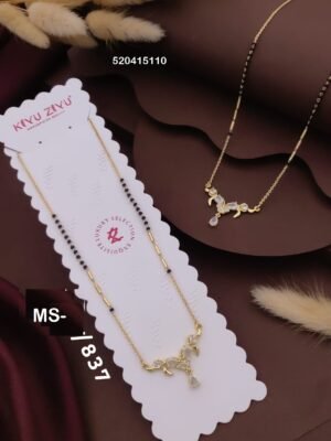 MS-837 Anti Tarnish Imported Mangalsutra - Kiyu ziyu By Anjni Creation