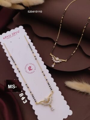 MS-843 Anti Tarnish Imported Mangalsutra - Kiyu ziyu By Anjni Creation