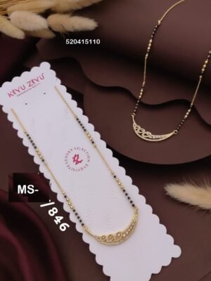 MS-846 Anti Tarnish Imported Mangalsutra - Kiyu ziyu By Anjni Creation