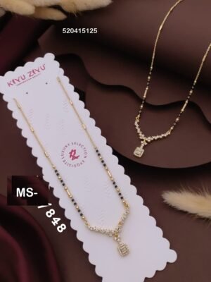MS-848 Anti Tarnish Imported Mangalsutra - Kiyu ziyu By Anjni Creation