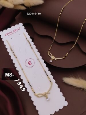MS-849 Anti Tarnish Imported Mangalsutra - Kiyu ziyu By Anjni Creation
