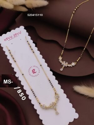 MS-850 Anti Tarnish Imported Mangalsutra - Kiyu ziyu By Anjni Creation