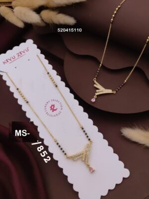 MS-852 Anti Tarnish Imported Mangalsutra - Kiyu ziyu By Anjni Creation
