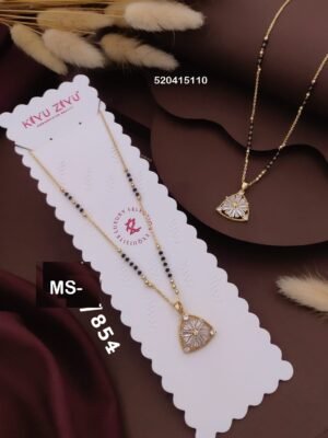 MS-854 Anti Tarnish Imported Mangalsutra - Kiyu ziyu By Anjni Creation
