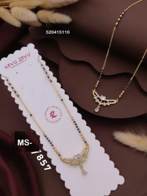 MS-857 Anti Tarnish Imported Mangalsutra - Kiyu ziyu By Anjni Creation
