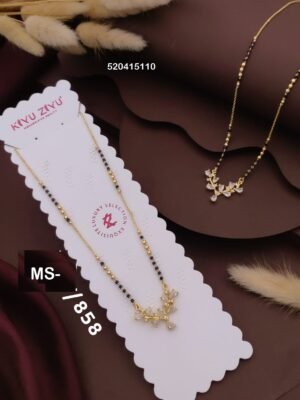 MS-858 Anti Tarnish Imported Mangalsutra - Kiyu ziyu By Anjni Creation