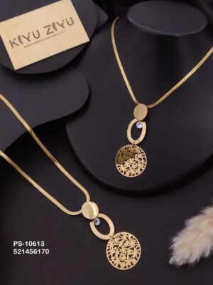 PS-10613 Anti-Tarnish Stainless Steel Western Style Necklace