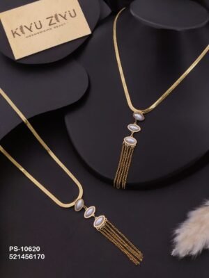 PS-10620 Anti-Tarnish Stainless Steel Western Style Necklace