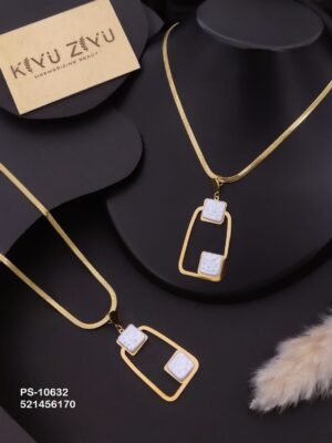 PS-10632 Anti-Tarnish Stainless Steel Western Style Necklace