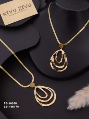 PS-10648 Anti-Tarnish Stainless Steel Western Style Necklace