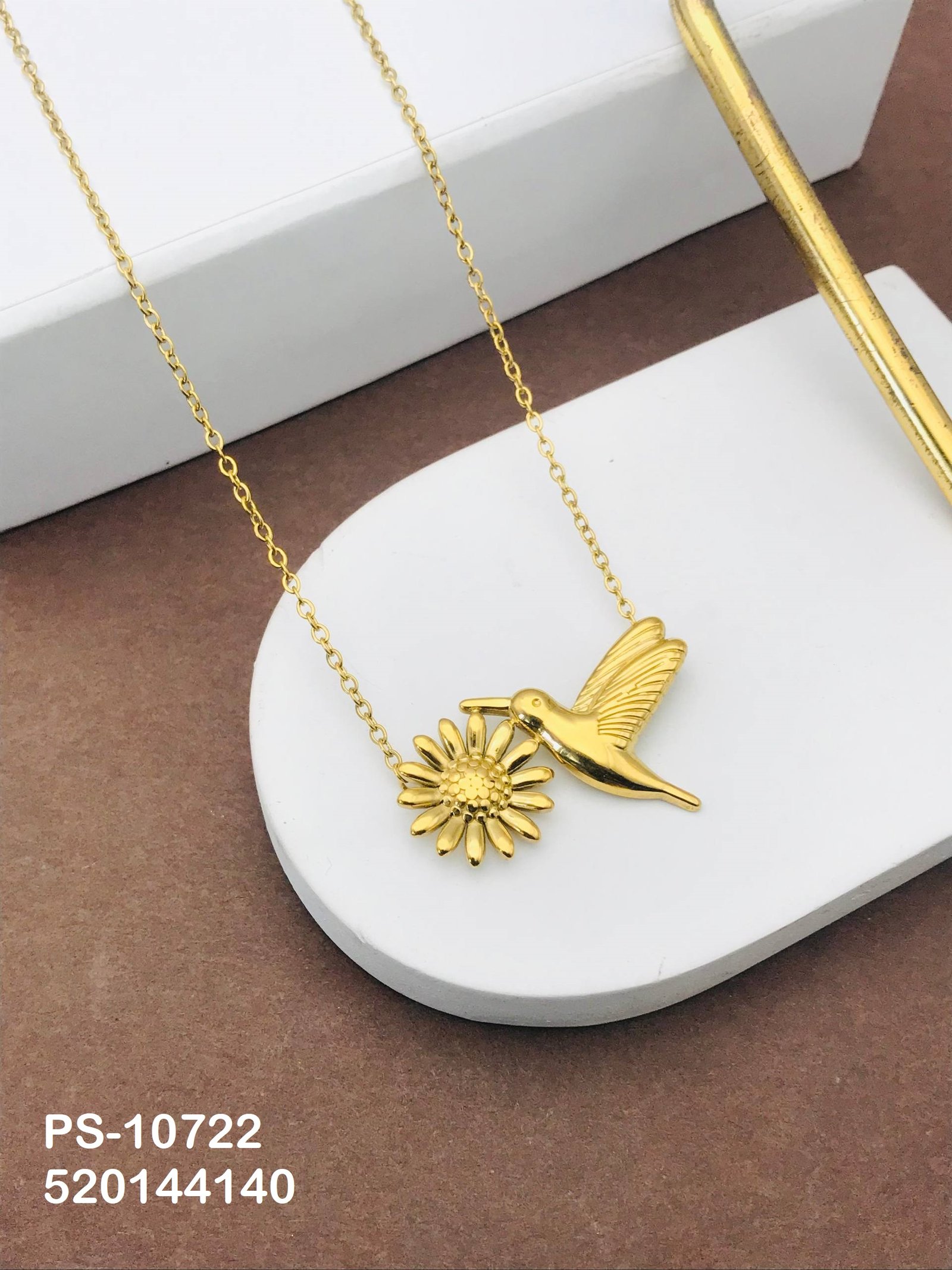 PS-10722 Anti-Tarnish Stainless Steel Necklace