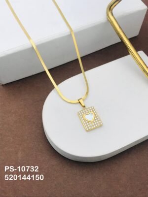 PS-10732 Anti-Tarnish Stainless Steel  Necklace