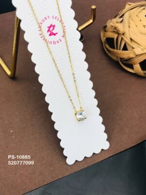 PS-10885 Anti-Tarnish Stainless Steel Necklace - Kiyu ziyu By Anjni Creation