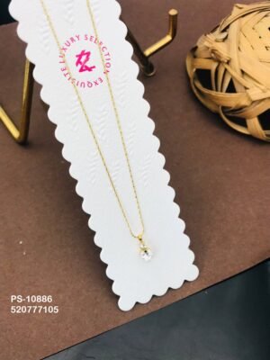 PS-10886 Anti-Tarnish Stainless Steel Necklace - Kiyu ziyu By Anjni Creation