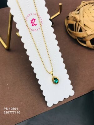 PS-10891 Anti-Tarnish Stainless Steel Necklace - Kiyu ziyu By Anjni Creation