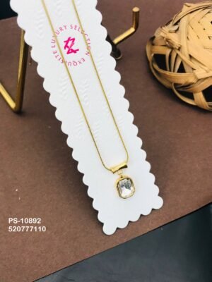 PS-10892 Anti-Tarnish Stainless Steel Necklace - Kiyu ziyu By Anjni Creation