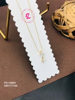 PS-10893 Anti-Tarnish Stainless Steel Necklace - Kiyu ziyu By Anjni Creation