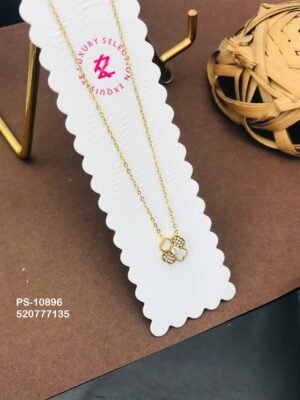 PS-10896 Anti-Tarnish Stainless Steel Necklace - Kiyu ziyu By Anjni Creation