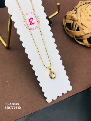 PS-10898 Anti-Tarnish Stainless Steel Necklace - Kiyu ziyu By Anjni Creation