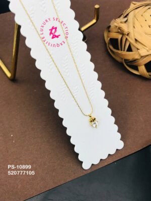 PS-10899 Anti-Tarnish Stainless Steel Necklace - Kiyu ziyu By Anjni Creation