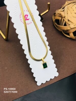 PS-10900 Anti-Tarnish Stainless Steel Necklace - Kiyu ziyu By Anjni Creation