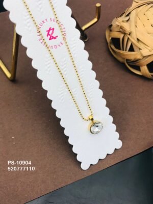 PS-10904 Anti-Tarnish Stainless Steel Necklace - Kiyu ziyu By Anjni Creation