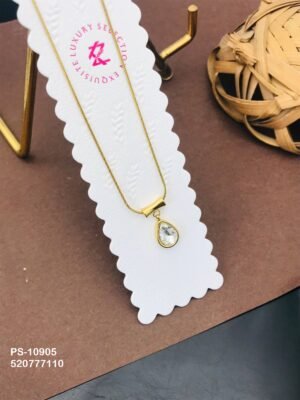PS-10905 Anti-Tarnish Stainless Steel Necklace - Kiyu ziyu By Anjni Creation