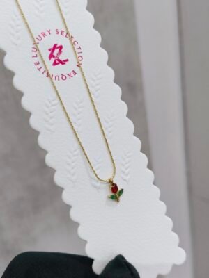 PS-T2 Anti-Tarnish Stainless Steel Tulip Necklace