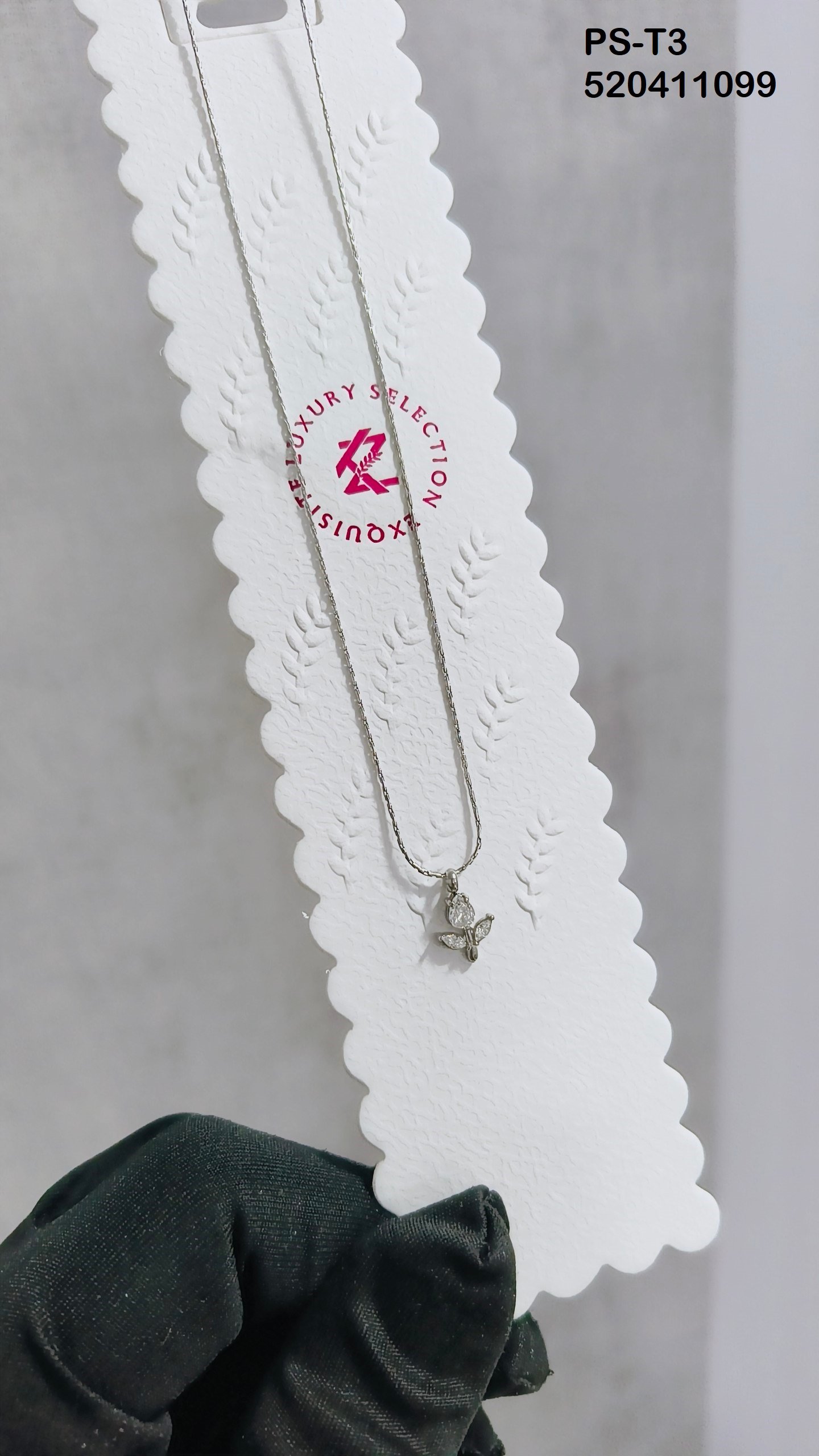 PS-T3 Anti-Tarnish Stainless Steel Tulip Necklace - Kiyu ziyu By Anjni Creation