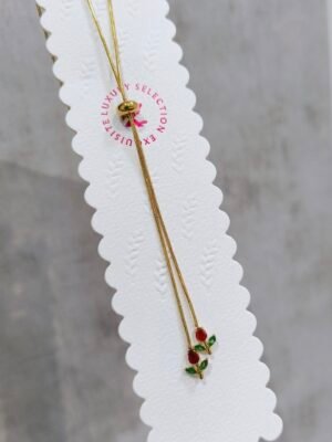 PS-T7 Anti-Tarnish Stainless Steel Tulip Necklace - Kiyu ziyu By Anjni Creation