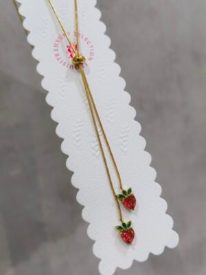 PS-T8 Anti-Tarnish Stainless Steel Tulip Necklace - Kiyu ziyu By Anjni Creation