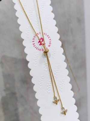 PS-T9 Anti-Tarnish Stainless Steel Tulip Necklace - Kiyu ziyu By Anjni Creation