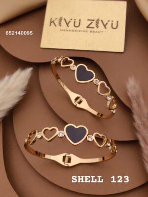 SHELL-123 Anti-Tarnish Stainless Steel Bracelet Under 99 - Kiyu ziyu By Anjni Creation