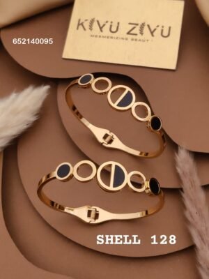 SHELL-128 Anti-Tarnish Stainless Steel Bracelet Under 99 - Kiyu ziyu By Anjni Creation