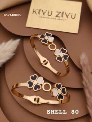 SHELL-80 Anti-Tarnish Stainless Steel Bracelet Under 99 - Kiyu ziyu By Anjni Creation