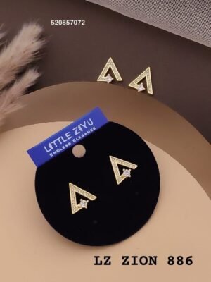 ZION-886 Anti Tarnish Imported Earrings - Kiyu ziyu By Anjni Creation