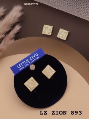 ZION-893 Anti Tarnish Imported Earrings - Kiyu ziyu By Anjni Creation