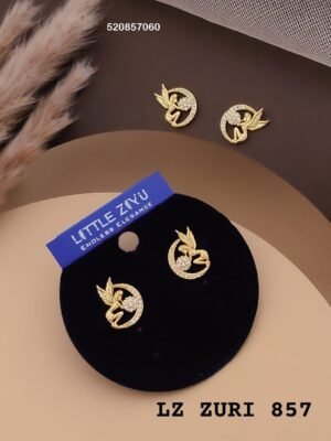 ZURI-857 Anti Tarnish Imported Earrings - Kiyu ziyu By Anjni Creation