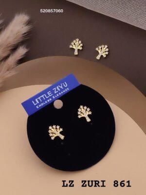 ZURI-861 Anti Tarnish Imported Earrings - Kiyu ziyu By Anjni Creation