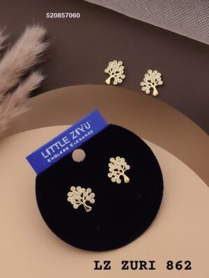 ZURI-862 Anti Tarnish Imported Earrings - Kiyu ziyu By Anjni Creation