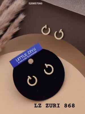 ZURI-868 Anti Tarnish Imported  Earrings