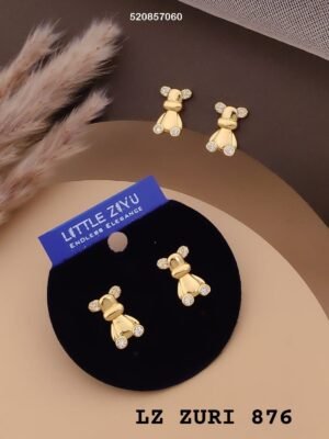 ZURI-876 Anti Tarnish Imported  Earrings